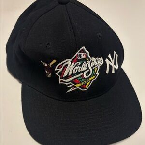 New Era Black New York Yankees 1998 World Series Embroidered SnapBack Cap